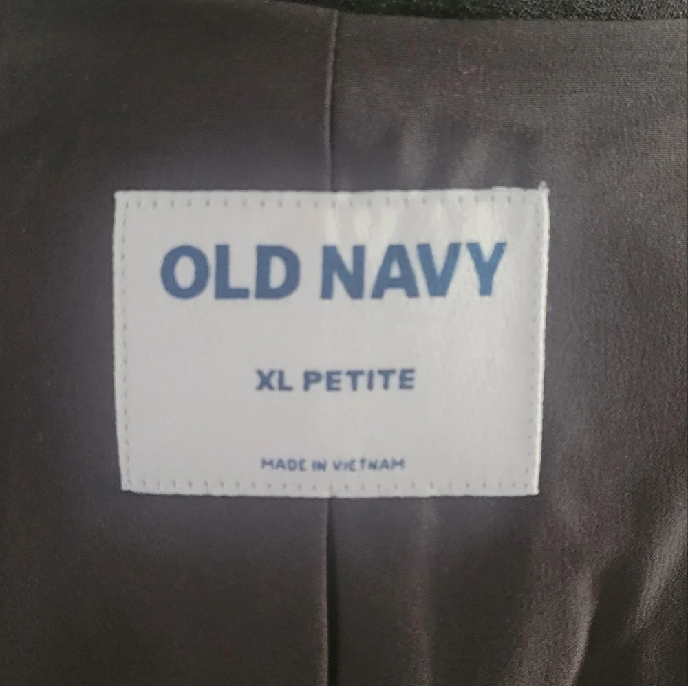 OLD NAVY Blazer Jacket Women's Grey Size XL Petite - Picture 7 of 8